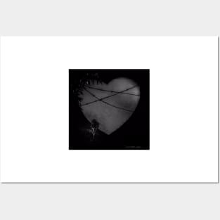 Deadly Heart - By Kim Blair -  Black and White Posters and Art